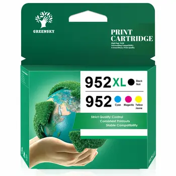 4Pack 952XL 952 XL Касета с мастило за HP OfficeJet Pro 7740 8200 8210 8716 8725