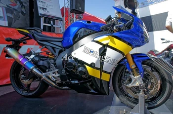 4Подаръци Нов комплект за обтекатели за мотоциклети ABS, подходящ за HONDA CBR1000RR 2008 2009 2010 2011 08 09 10 11 Комплект каросерии жълт син