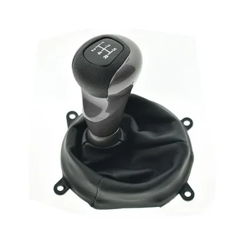 54102-SNA-A01 Ръчна 5-степенна скоростна пръчка лост за превключване на главата хандбал с кожена обувка за Honda Civic DX EX LX 2006-2011