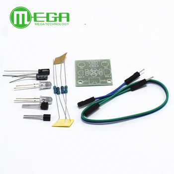 5MM светлина LED Blue Simple Flash Circuit DIY комплект модул транзистор 30K съпротивление 22UF електролитни кондензатори Dupont кабелна платка