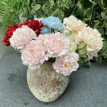 5heads изкуствен божур букети сватбена украса изкуствени цветя