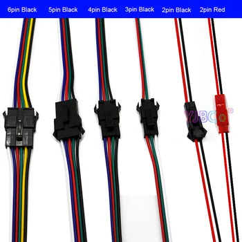5двойки 2pin/3pin/4pin/5pin/6pin JST LED конектори SM мъжки и женски едноцветни RGB CCT RGBW RGBWW LED лента връзка