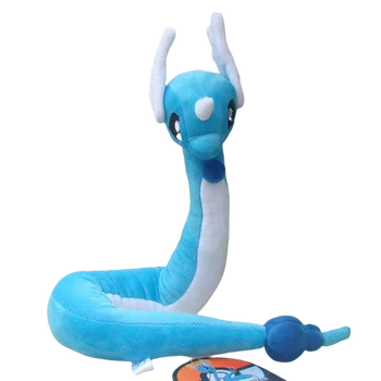 68cm Pokemon Cuddly Dragonair плюшен дракон плюшена играчка карикатура мека Hakuryu пълнени животински кукли за подарък на децата