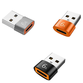 6A Тип C към USB 3.0 OTG адаптер USB C женски към USB мъжки конвертор за Samsung Xiaomi Huawei
