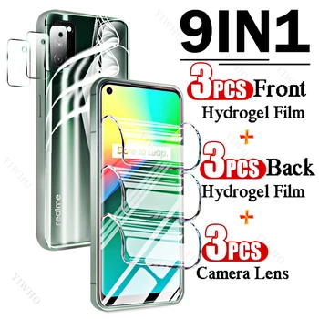 9in1 Full Covers Преден заден хидрогел филм за Realme 7i RMX2103 6.5