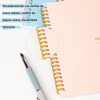 A5 PP Cover Sketchbook Спирални тетрадки 52 листа Вътрешна празна решетка Линия Молив за рисуване Бележник Coil Notebook Planner Училищни подложки