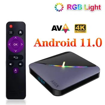 A95X F3 Air II Android 11 ТВ кутия Amlogic S905W2 4GB+32GB 4K 60fps VP9 BT 5.0