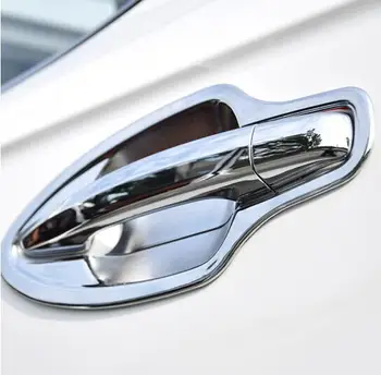ABS Пластмасови аксесоари за Mitsubishi Outlander 2015 2016 2017 Дръжка за протектор за врата за кола Капак на рамката на купата Trim