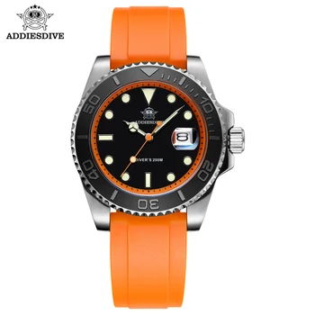 ADDIESDIVE Нов кварцов часовник за мъже Бизнес гмуркане ръчен часовник 316L неръждаема стомана светлинен 200m водолазен часовник Top Brand reloj