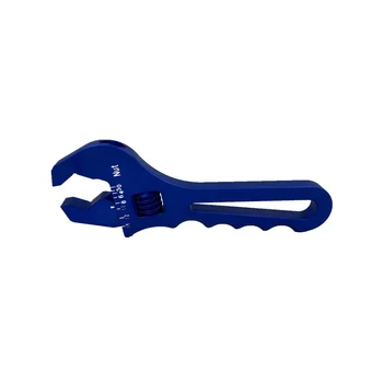 AN3-AN16 тръбен ключ маркуч гаечен ключ V-тип регулируем гаечен ключ маркуч монтаж гаечен ключ синьо