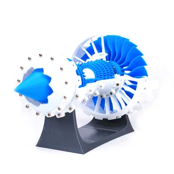 Aero Engine Turbo Fan Модел на двигателя Air Engine Модел Електрически 3D принтер