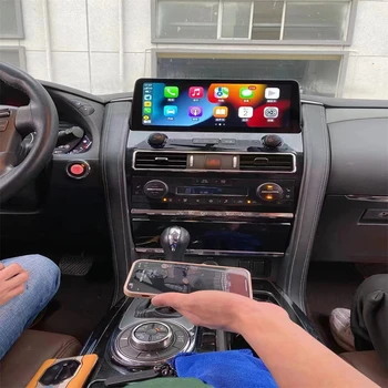 Android 12 За Nissan Patrol Y62 2010 -2022 кола мултимедиен видео плейър GPS навигация Auto Head Unit Carplay Поддръжка 360 камера