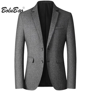 BOLUBAO 2023 Свободно време блейзъри костюм мъжки пролет лято корейска версия тънък годни бизнес палто високо качество дизайн тенденция костюм мъже