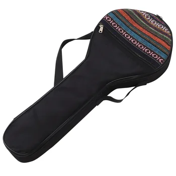 Banjolele чанта за носене Концерт банджо случай черен водоустойчив Оксфорд кърпа раница музикални инструменти аксесоари