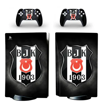 Besiktas BJK Футбол PS5 Disc Skin стикер Decal Cover за конзола контролер PS5 диск кожата стикер винил