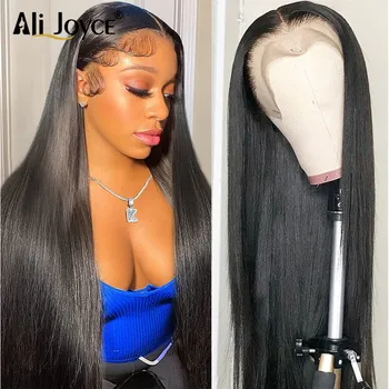 Bone Straight Lace Front Wig Natural Color Human Hair Lace Frontal Wigs Straight Glueless Human Hair Wigs For Women Preplucked