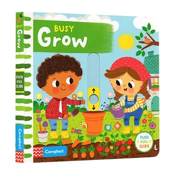 Busy Grow Busy Books Baby Детски книги на възраст 1 2 3, английски книжка с картинки 9781529052268