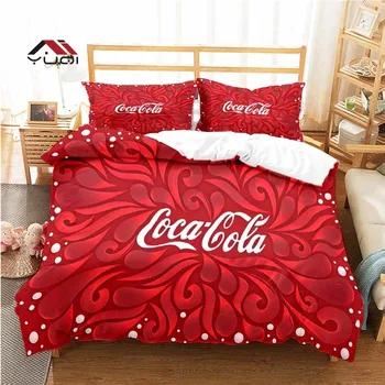 C-Coca-Cola модел пухени покритие комплект легла за възрастни деца легло комплект утешител капак легла комплект 10 размера