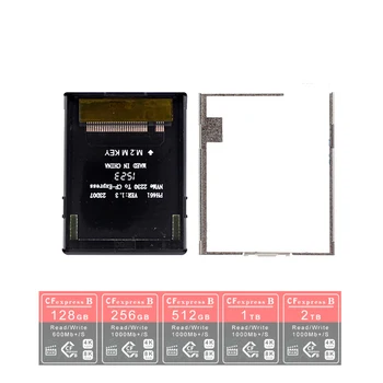CFExpress Type-B към M.2 SSD адаптер DIY CFexpress тип B за NVME M2 Mkey 2230 SSD разширение карта с памет адаптер конвертор карта