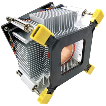 CPU охладител вентилатор охлаждане 1366 2011 1155 4-пинов тел за контрол на температурата и контрол на скоростта радиатор за X58 X79