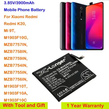 Cameron Sino 3900mAh батерия за смарт телефон BP41 за Xiaomi Redmi K20, Mi 9T, M1903F10G, MZB7757IN, MZB7758IN, MZB7759IN, MZB7754IN
