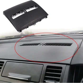 Car Front LHD Dashboard Middle Air Conditioner Outlet Vents Cover Accessories 68414-ED50 For Nissan Tiida 2005-2011 - Черен