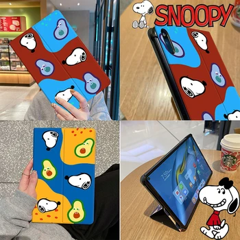 Cartoon Snoopy Калъф за таблет за Apple Ipad Mini 1 2 3 4 5 6 Интелигентен капак за Ipad Air 1 2 3 4 10.2 10.9 11 Заден калъф за Pro 11