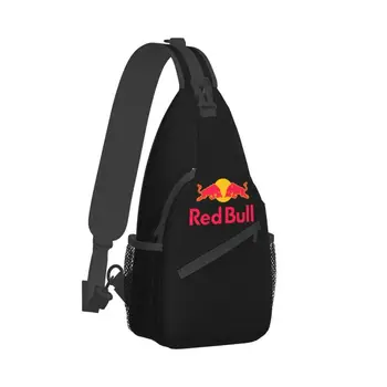 Casual Red Double-Bull прашка Crossbody раница мъже рамо гърдите чанти за пътуване