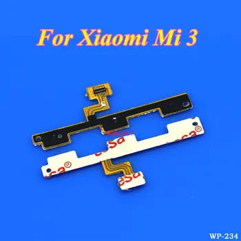 ChengHaoRan 1PCS Ново включване / изключване на захранването + бутони за сила на звука Flex кабел за Xiaomi Mi3 M3 Power Flex кабел ремонт части