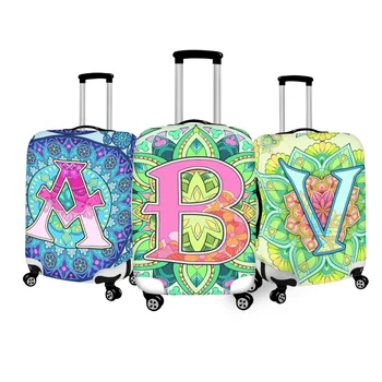 Creative мода писмо дизайн багаж защитно покритие се вписва 18''-32'' инчов куфар обхваща цип случай пътуване аксесоари
