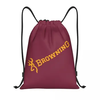 Custom Browning шнур раница чанти мъже жени лек фитнес спортни sackpack чували за пътуване