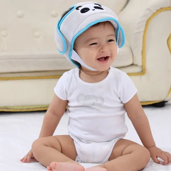 Cute Animal Baby Safety Helmet Head Protection Hat Малки деца се учат да ходят Crash Cap Регулируема защитна шапка