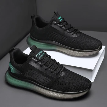 Damyuan Мода Мъжки обувки за бягане Дишаща мрежа маратонки Открит джогинг спортни обувки за мъже Модерен ежедневни обувки голям размер