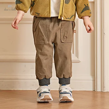 Dave Bella Детски панталони 2023 Нови есенни момчета ежедневни панталони мода Cool Loose Удобни Открит спорт DB3236510