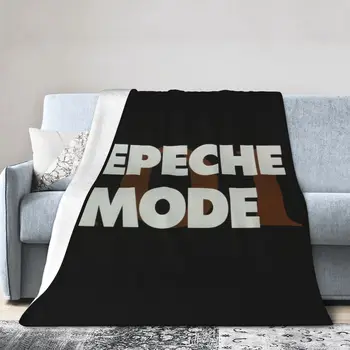 Depeches Band Спално бельо Реколта аниме одеяло против пилинг миещи се микрофибър Ветроупорно одеяло минималистично ретро пухкаво