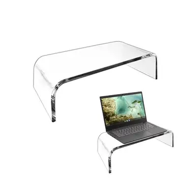 Desktop Monitor Stand Simple Desk Storage Organizer Rack Durable And Sturdy Easy To Install And Clean For All Laptops Computer