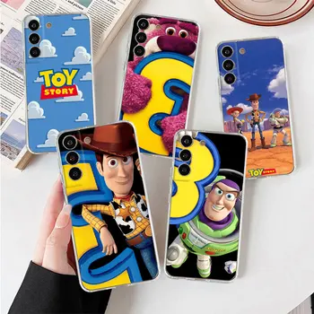 Disney Toy Story Ясен калъф за Samsung Galaxy S22 Ultra S20 FE S21 Plus S23 S10 Note 20 10 Lite 9 S10e Soft Funda Телефон Cover