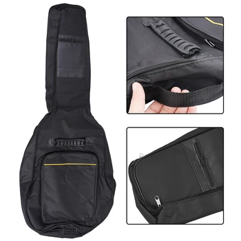 Duable Hot Sale Най-новата практична надеждна чанта за китара Оксфорд Fabric 41inch чанта за носене двойни презрамки черен