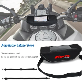 FOR Fantic Motor Motorcycle 2023 нова водоустойчива мотоциклетна кормило пътна навигационна чанта