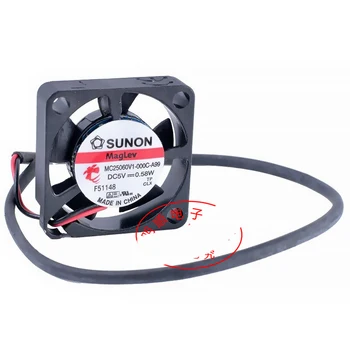 FOR SUNON MC25060V1-000C-F99 MC25060V1-000C-A99 2506 25x25x6mm 25mm 5V 0.58W 3-жичен миниатюрен тънък вентилатор за охлаждане