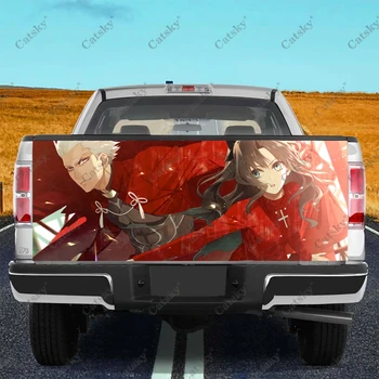 Fate Stay Night Аниме камион Decals камион багажника Decal стикер обвивка , броня стикери графика за автомобили камиони SUV