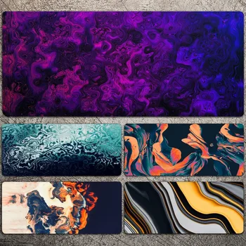 Fluid Abstract Mousepad Large Gaming Mouse Pad LockEdge Thickened Computer Keyboard Table Desk Mat