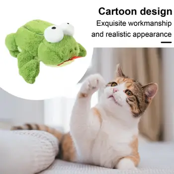 Fun Cat Toy Rechargeable Cat Toy Set Electric Simulation Mouse Toy Automatic Moving Mouse Pet Supplies for Breeds of Indoor Cats