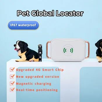 GPS Pet Tracker Dog Collar - водоустойчиво GPS позициониране и интелигентен тракер за активност с неограничен обхват