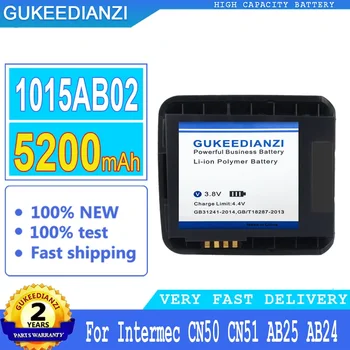 GUKEEDIANZI Батерия за Intermec CN50 CN51 AB25 AB24, Big Power, 5200mAh, 1015AB02