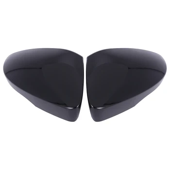 Glossy Black Car Mirror Covers Капачки за странични странични странични огледала за Skoda Octavia Mk3 A7 5E 2014-2019 за T-ROC