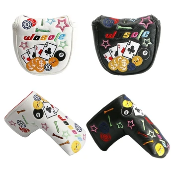 Golf Blade Putter Cover Golf Putter Headcover Pu Leather Magnetic Closure за Scotty-Cameron-Odyssey Blade-Taylormade