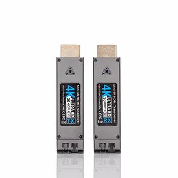 HDMI Fiber Extender 4K 30Hz Multi Mode Едноядрен 1000 метра USB вход за захранване