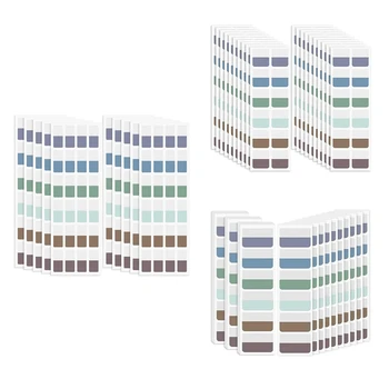 HOT-Sticky Индексни раздели Многоцветни самозалепващи се раздели за книги Записваеми раздели на страници Прозрачен за файлове за бележници