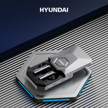 HYUNDAI HY-G02 оригинален TWS безжичен Bluetooth V5.3 слушалки съраунд стерео звук модни слушалки с ниска латентност Gaming слушалка